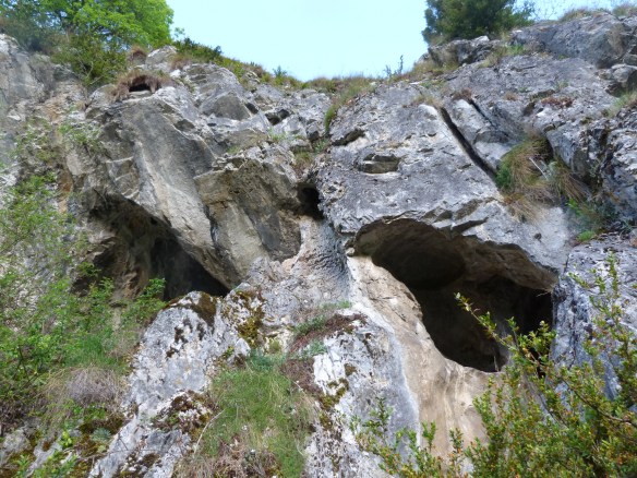 The entrance to the Grail Cave