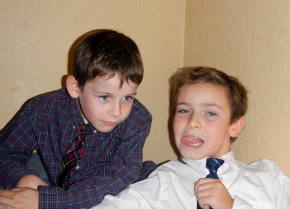 Two boys ready to party 2013.