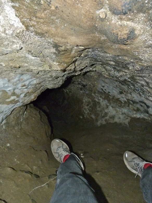 It would be a horizontal squeeze beyond this point. No sign of the Grail so far.