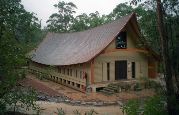 The Sala (zendo) at Wat Buddha Dhamma.